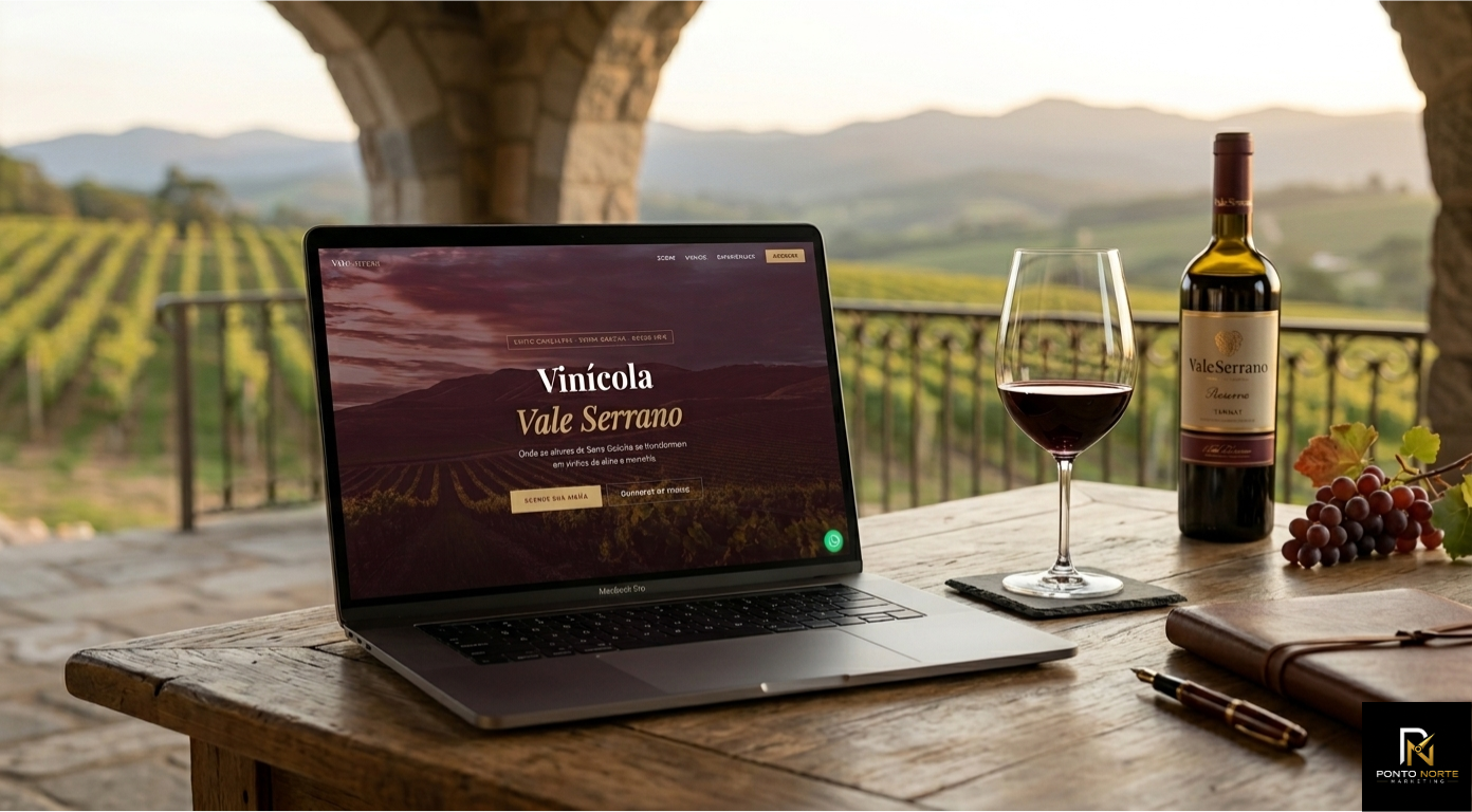 Vinícola Vale Serrano — cliente Ponto Norte Marketing